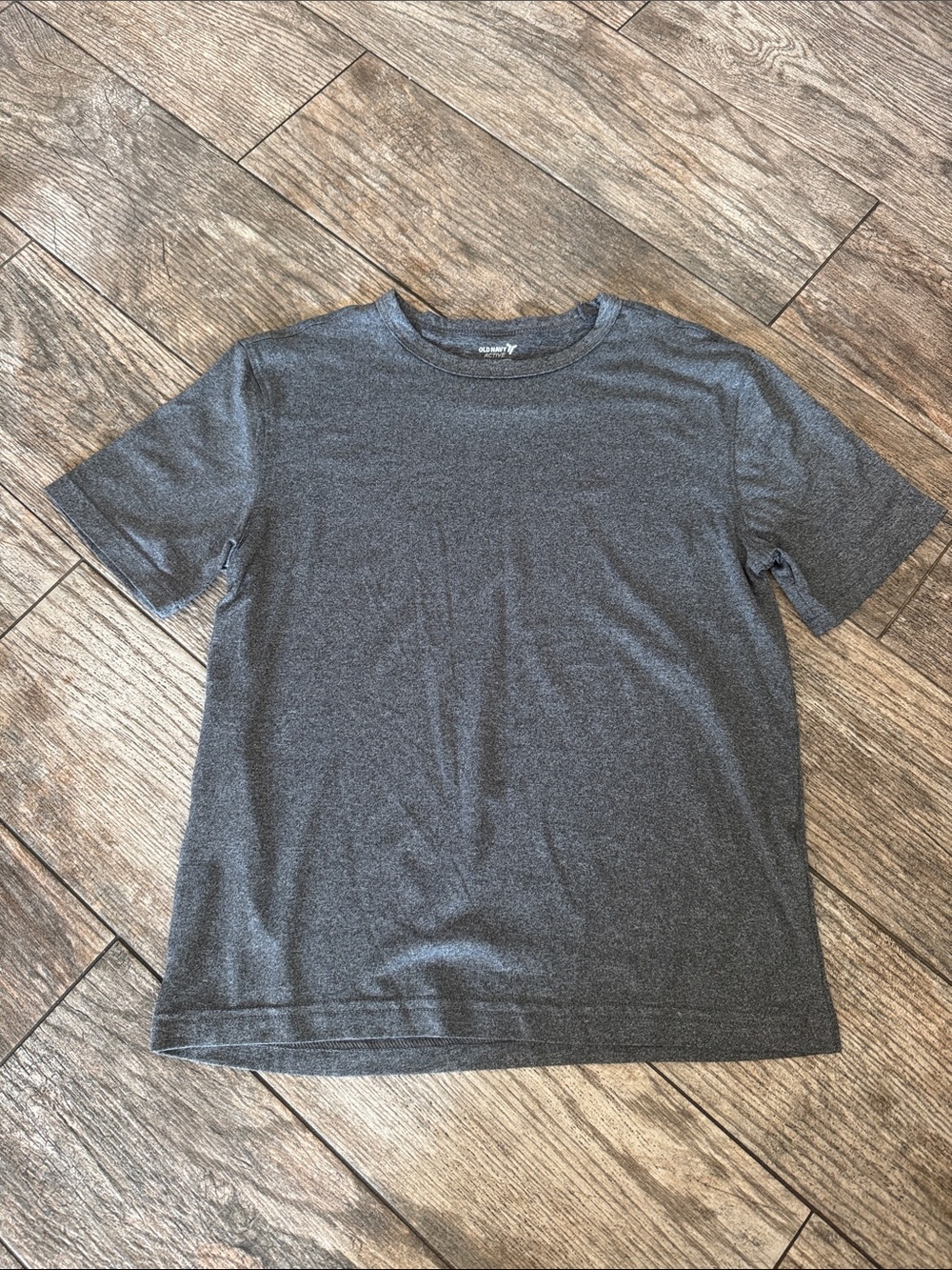 Old Navy Boys Charcoal Gray Short Sleeve Crew Tee